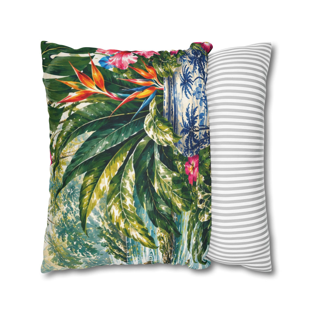 Spun Polyester Square Pillowcase