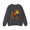 Halloweenweenie Sweatshirt — Cute Dachshund Witch with Cauldron Halloween Crewneck