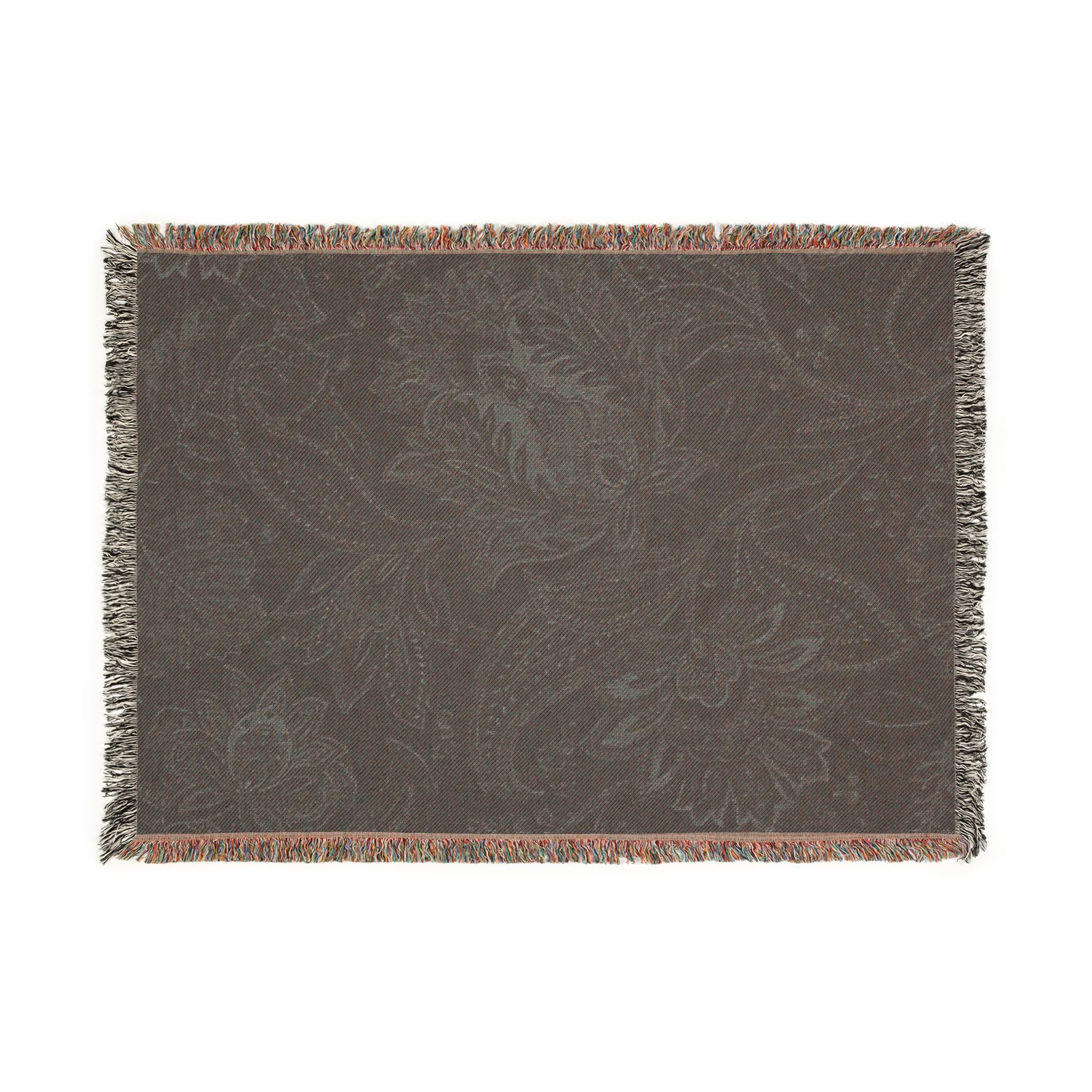 Vintage Paisley Woven Blanket