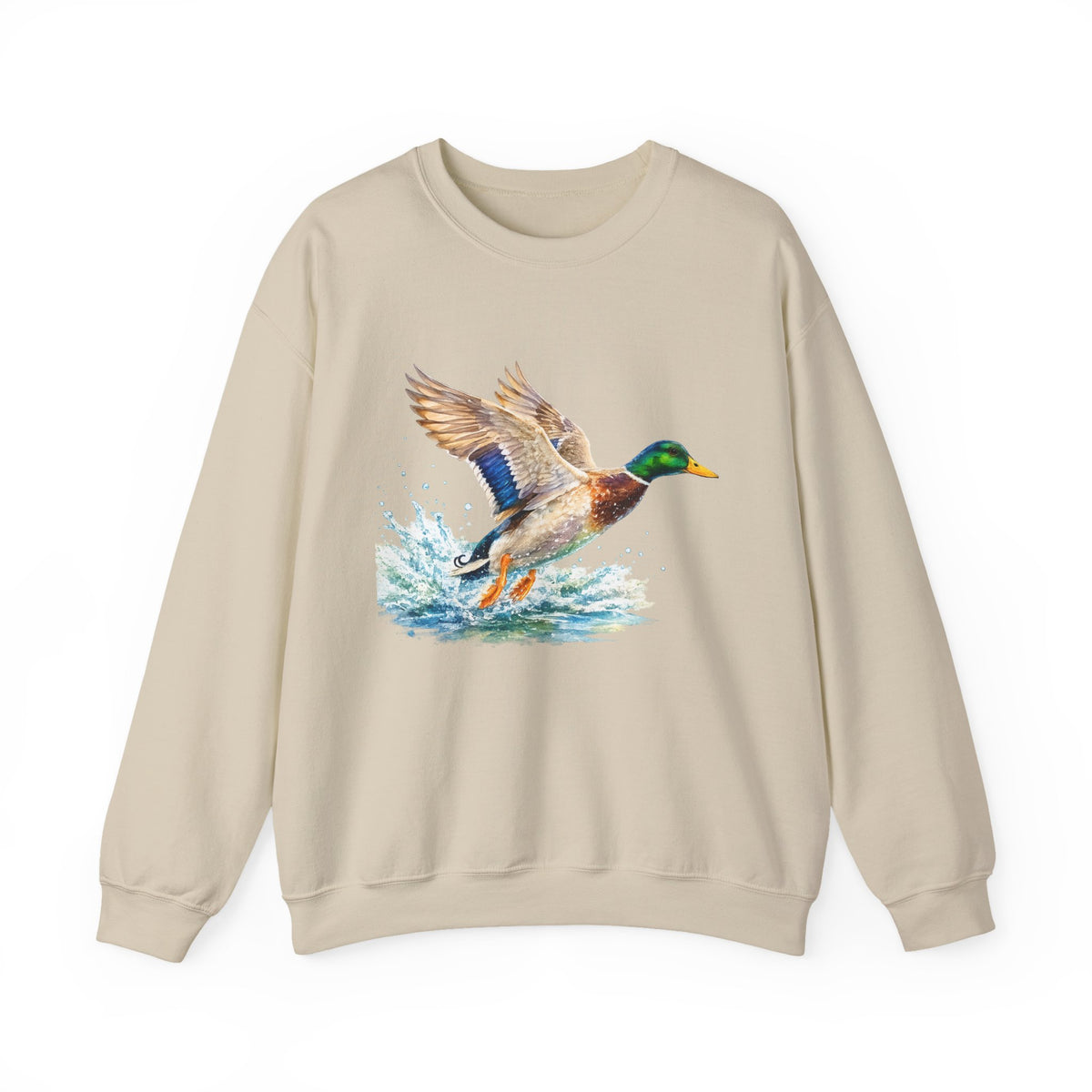 Mallard Sweatshirt — Watercolor