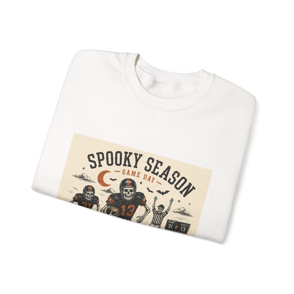 Spooky Season Game Day Crewneck Sweatshirt