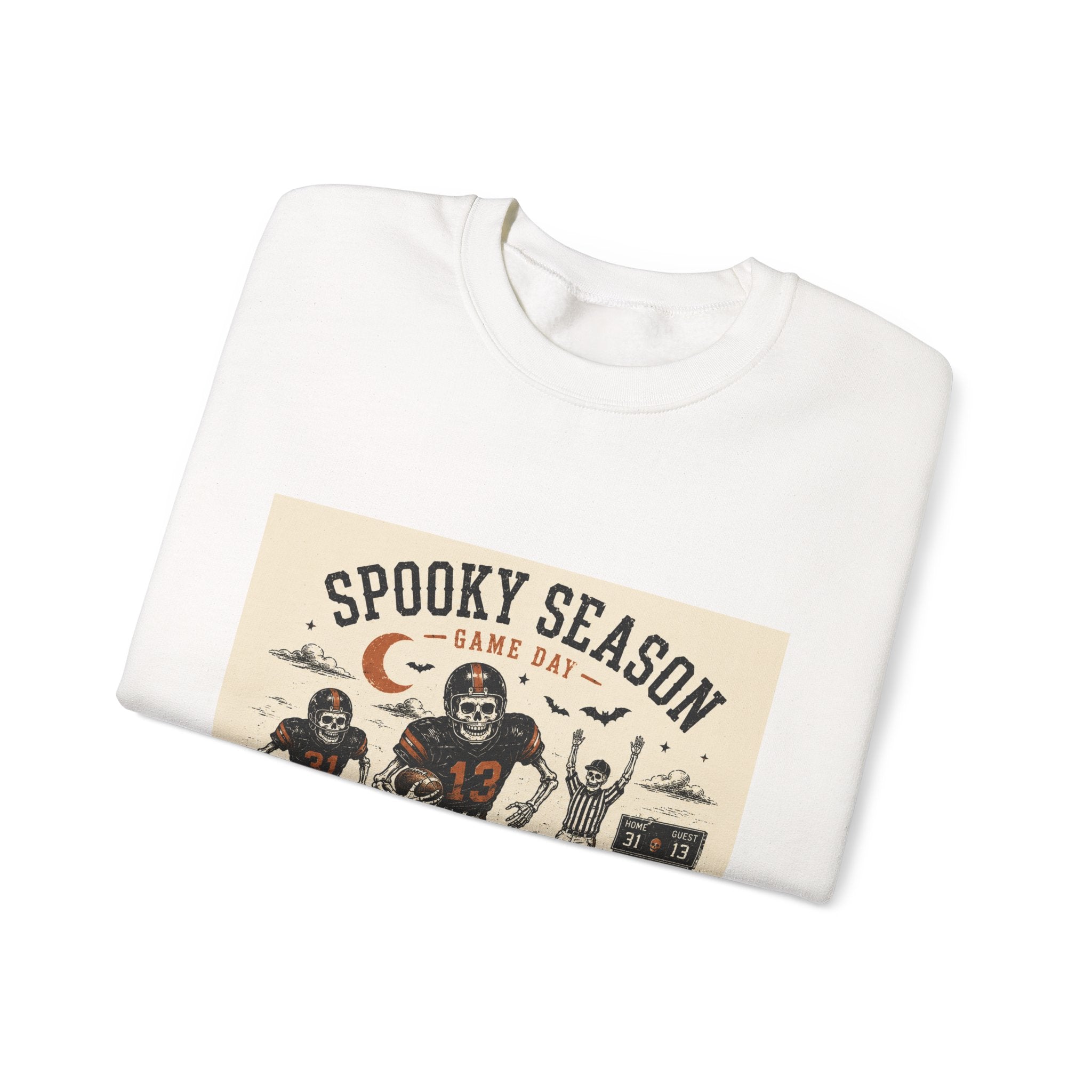 Spooky Season Game Day Crewneck Sweatshirt