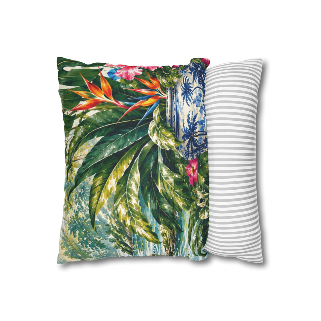 Spun Polyester Square Pillowcase