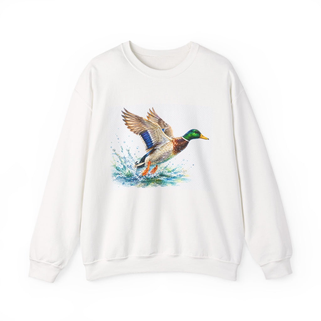 Mallard Duck Splash Crewneck Sweatshirt