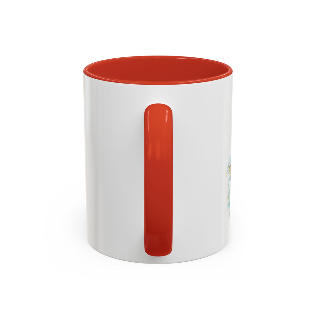 Rainbow Trout Coffee Mug — Watercolor Fish Accent Mug for Anglers
