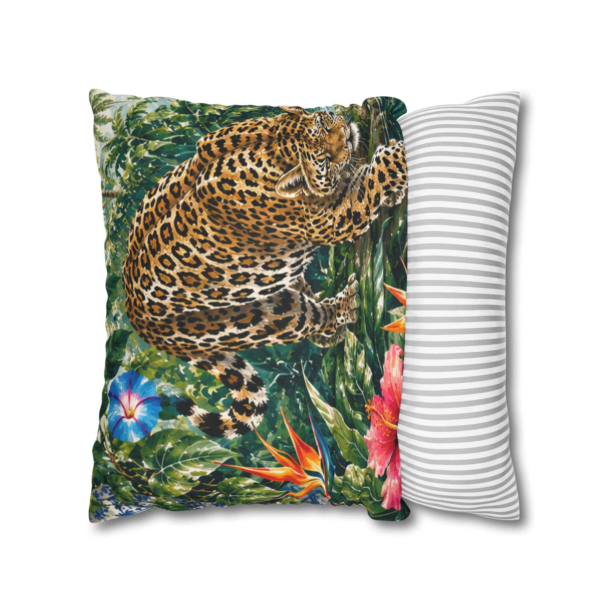 Spun Polyester Square Pillowcase